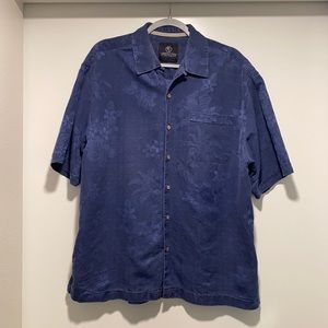 Blue Tropical Silk Jamaica Jaxx Casual Shirt